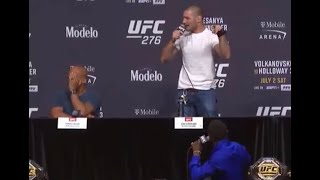 Sean Strickland steals the show at press conference mocks everyone!