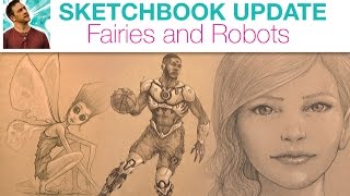 Fairies and Robots Sketchbook Update