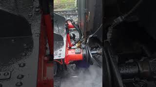 13268 hocking up at Bridgenorth Seven Valley Railway steam gala 2024 in the rain.