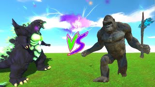 GODZILLA Against KING KONG DEATH RUN - Animal Revolt Battle Simulator