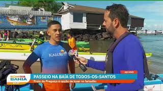 Passeio na baía de todos-os-santos: praia da preguiça é opção de lazer no feriadão