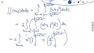 #B.Tech-Maths2#MULTIPLE INTEGRALS#PROBLEM ON DOUBLE INTEGRAL TO FIND AREA BOUNDED BY A ELLIPSE