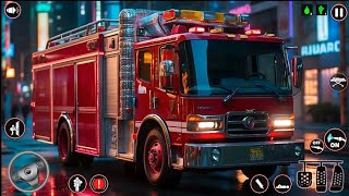 911 Emergency Fire Truck Rescue Driver - Real Heroes: I'm Fireman Simulator 3D - Android GamePlay #2