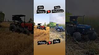 Swaraj vs New Holland Tractor video Like Subscribe please 😀😄😆😂🤣🤩😍😊😚😙🤗😜😜