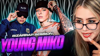 REACCIONANDO A YOUNG MIKO Bzrp Music Sessions 😱  | La Parce