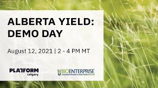 Alberta Yield - August 2021 Startup Pitches