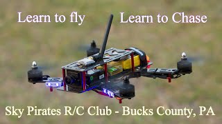 Drone chasing R/C plane - Sky Pirates R/C Club Bucks County Pa