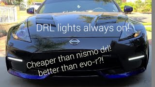 Installing Daylight Running Lights (DRL) on a 370z