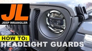 Jeep Wrangler JL Rugged Ridge Headlight Guards Install & Review