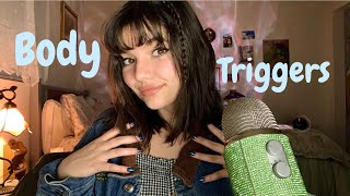 ASMR | Body Triggers (Fast & Aggressive) Hand & Mouth Sounds, Fabric Scratching, Rambles, and More!