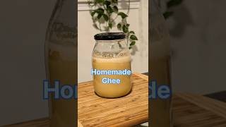 Homemade ghee from unsalted butter stick #ghee #shorts