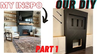 DIY FIRE PLACE / remodelando mi cuarto // PARTE 1