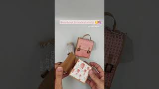 eine süße Idee zum #schulanfang https://youtu.be/38GR_bMOv2A #basteln #schultasche #school #craft