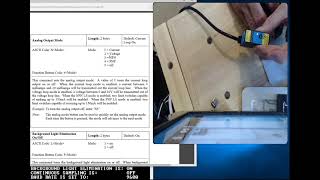 Manually Setting the Acuity AR200-50 laser with the button codes