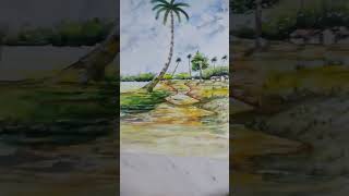 #shortsvideo #youtubeshorts #nature #watercolor #videoshorts like share comment and  subscribe ❤️