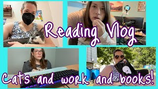 Reading Vlog | Cats & Work & Books