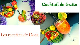 cocktail de fruits/salade de fruits fait maison.#tutorial #cuisine #juice #recette