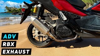 Honda ADV 150 - RBX Exhaust Upgrade: Testing, Installation & Comparison | Mitch's Scooter Stuff