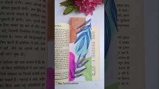 DIY Boho bookmark painting🔖😍🌿 #shorts #bookmark #youtubeshorts #creative #bmartcreations #painting