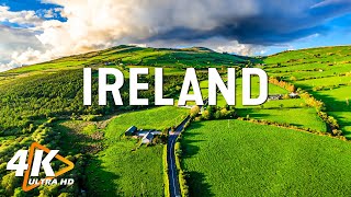 FLYING OVER IRELAND 4K UHD - Relaxing Music Along With Beautiful Nature Videos - 4K Video Ultra HD