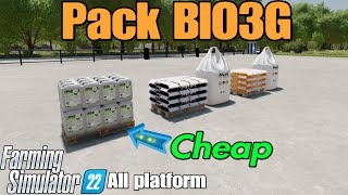 Pack BIO3G / FS22 mod for all platforms