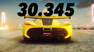 Asphalt 9 - Jesko Grand Prix Round 4 - 30.345 - Cairo Tower Finish