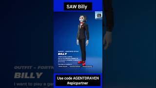 SAW Billy Skin In Fortnite⁉️