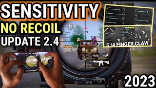 New Update 2.4 Perfect Sensitivity Code Setting iOS & Android | PUBG MOBILE BGMI