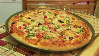 HOW TO MAKE A DELICIOUS, EASY AND CRUNCHY PIZZA DOUGH FROM SCRATCH ||Adiyah's Life Gallery