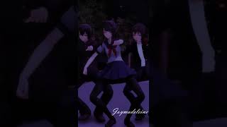 wop x untouchable || Yandere Simulator || Budo x Ayano x Taro  #trend  #animegames #yanderesimulator