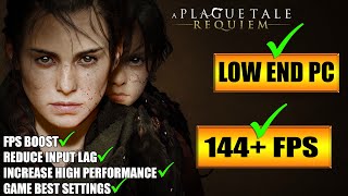 🔧 A Plague Tale Requiem: Low End Pc increase performance / FPS with any setup! Best Settings 2022