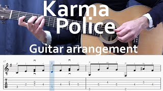 Radiohead (Karma Police | Play-Along Tab | Fingerstyle)