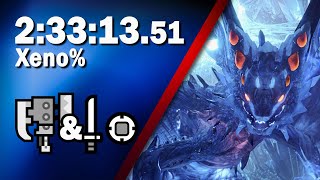 2:33:13.51 MHW Xeno% w. Add-ons Speedrun - SA/S&S