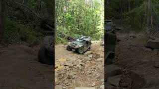 Jeep Wrangler Rock Crawling at Windrock Off-road Park