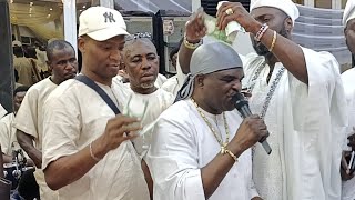 ABASS OBESERE ON THE BAND STAND AT OSRAA  2024 AWARDS IN ILE IFE