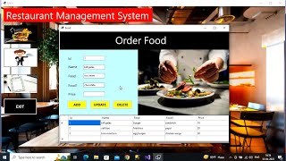 Restaurant Management System Using C#