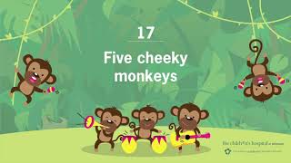 17 Five cheeky monkeys