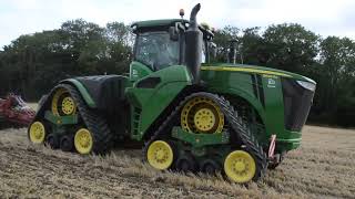 Big John Deere Tractor Power - 9620RX & Sumo Quatro Cultivator Ripping up Ground