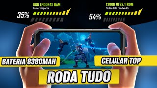 LANÇOU! SÓ $199 VAI RODAR TUDO 8GB RAM 128GB ROM BATERIA 8380Mah Câmera 50MP- BLACKVIEW BV8800