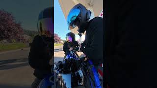 Gas! #couplegoals #motorcycle #motovlog #vlog #funny #love #biker #bikelife #couple #bikergirl