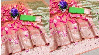 Exclusive Banarasi Silk Saree 🙆🏻‍♀️💕| Meesho Saree Haul | #meesho #youtube