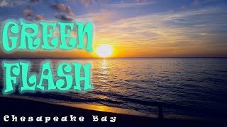 "Green Flash" over the Chesapeake Bay April 12, 2018 Jim Baugh Outdoors TV