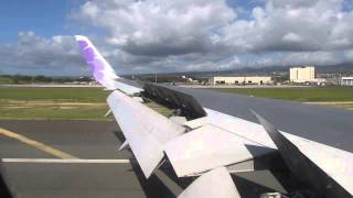 Hawaiian Airlines 767 - Landing at Honolulu International Airport (SMF-HNL)