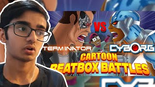 Cyborg Vs Terminator (Remastered) - Cartoon Beatbox Battles Reaction