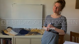 Mathematik Klasse 9 + Binomische Formeln + 4 Beispiele