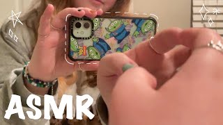 camera and mirror tapping ASMR ✦