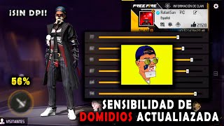 ✅SENSIBILIDAD DE DOMIDIOS ACTUALIZADA + BOTÓN DE DISPARO ¡SIN DPI!🎯 *PARA DAR TODO ROJO 😯*