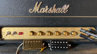 Gibson 500t vs Alexander Pribora Hot PAF JB style into Marshall Plexi