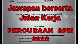 Cara Jawab Percubaan SPM 2023 KEDAH Matematik Kertas 1