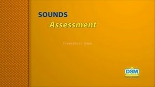 Sounds - Assessment